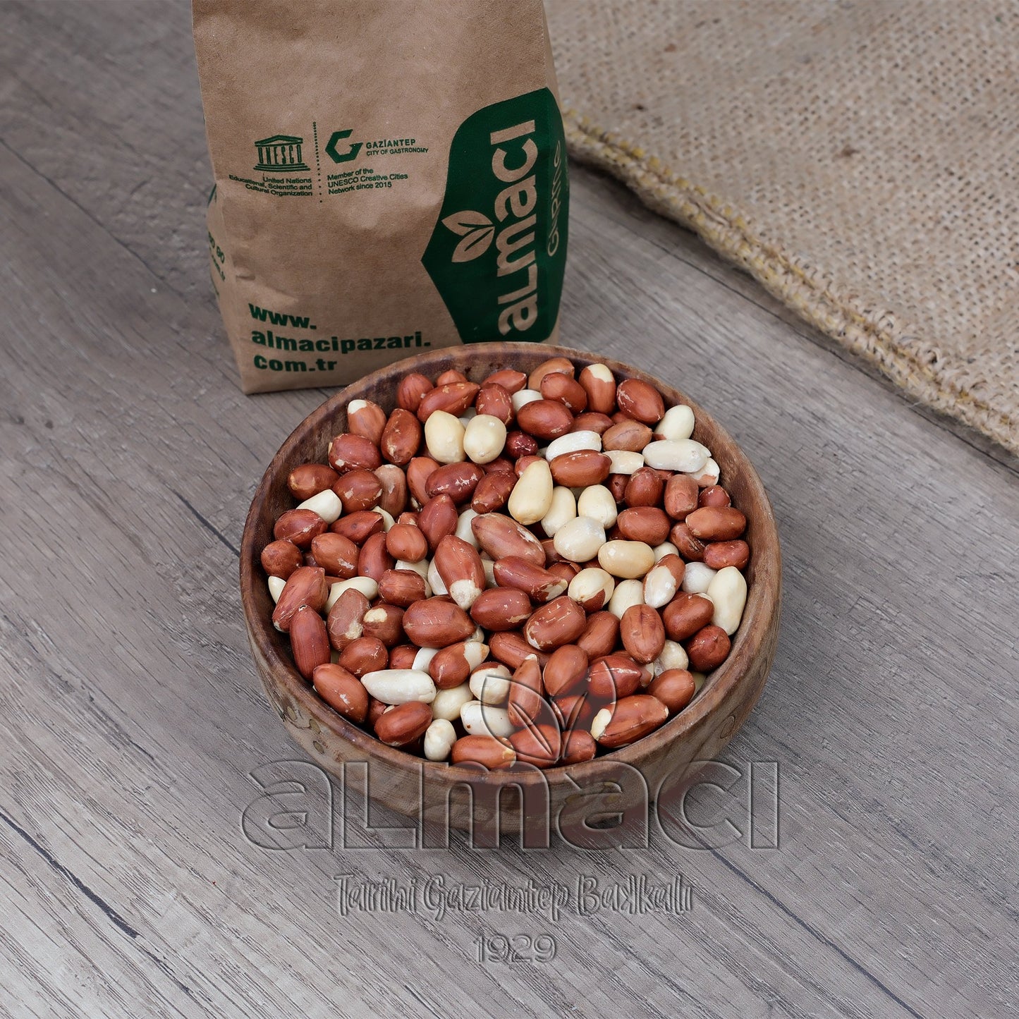 Yer Fıstığı Kavrulmuş Tuzsuz XL - Almacı Pazarı